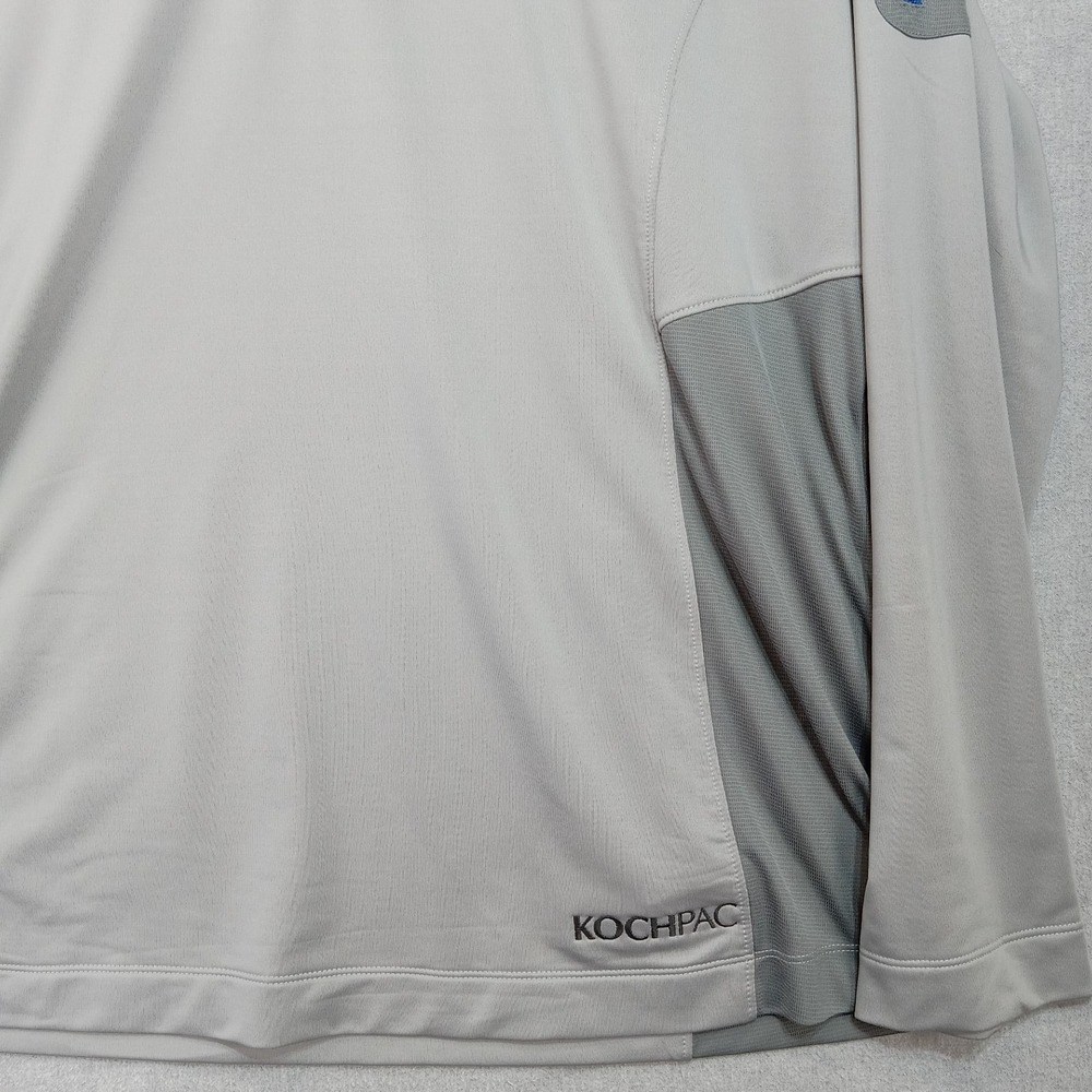 KOCHPAC Cutter & Buck Mens 3XL Gray Golf Pullover Stretch 1/2 Zip Lobby Politics - Picture 3 of 15